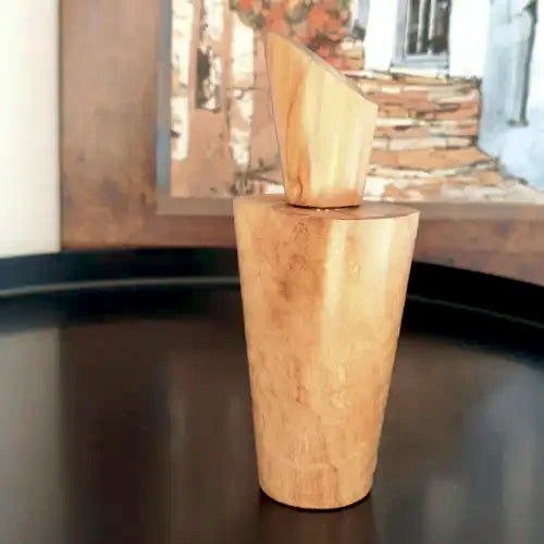 Boselli No. 7 Lavande · hand-sculpted olive wood perfume flacon · made in France | LaPeNu