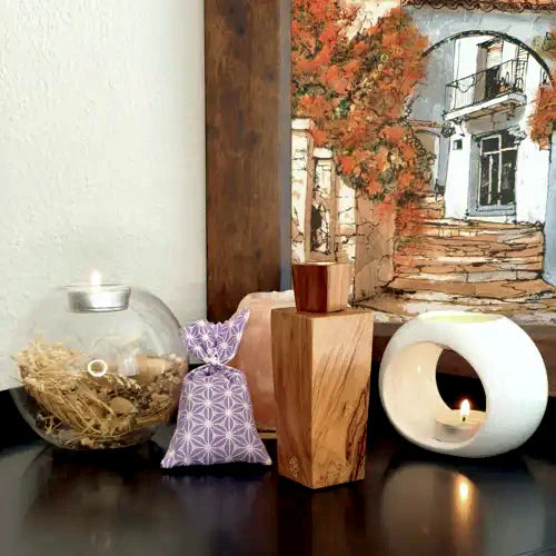 Boselli No. 1 · Rose · Olive Wood Perfume Flacon · Unique Piece · made in France | LaPeNu