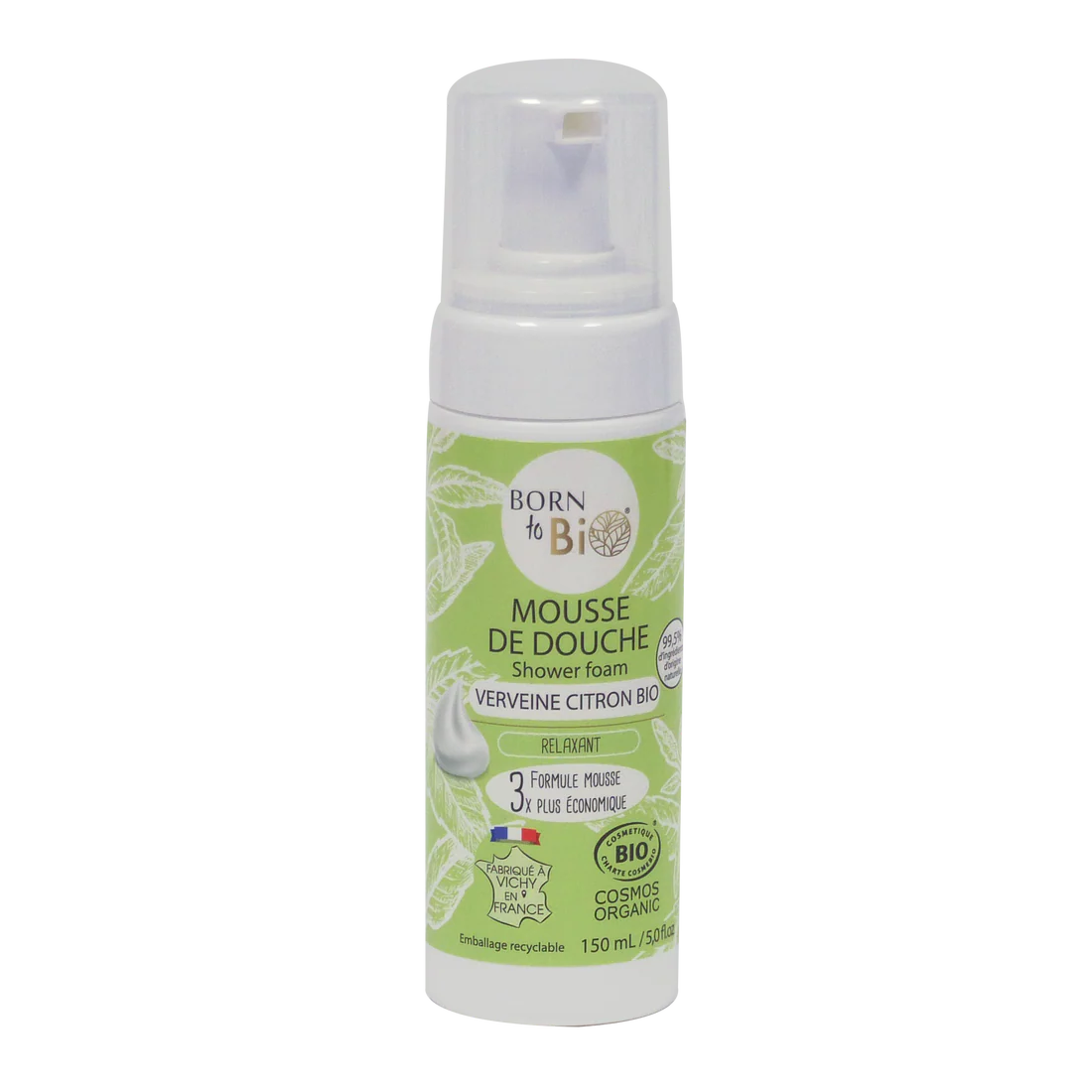 Organic Shower Foam - Lemon Verbena