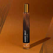 AMBRE BRUT raw amber eau de parfum bottle – spicy, woody, resinous natural fragrance, made in Vichy, France | LaPeNu