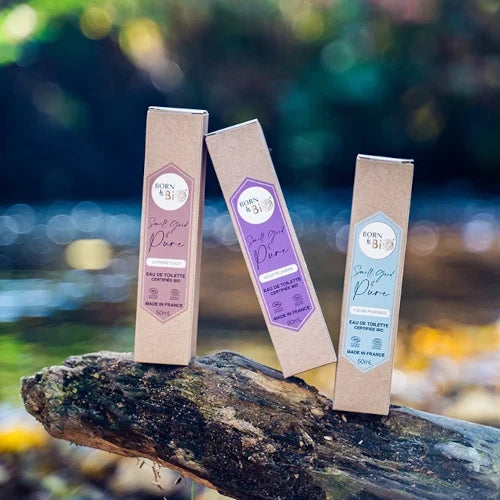 Certified organic eau de toilette range — natural packaging, made in Vichy, France | LaPeNu