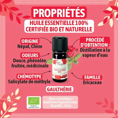 Organic Essential Oil - Fragrant Wintergreen