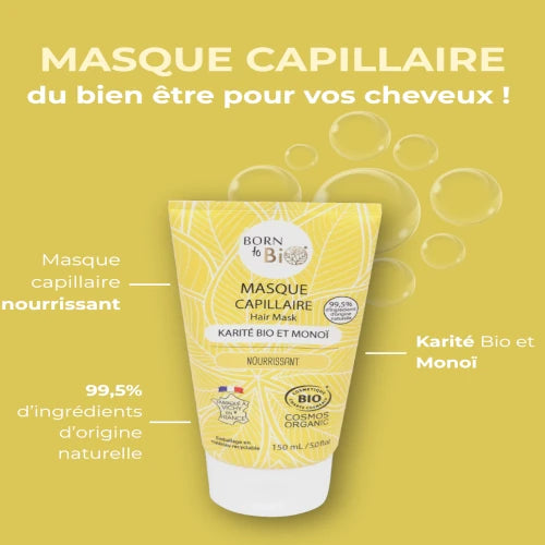 Organic Hair Mask - Monoï & Shea Butter