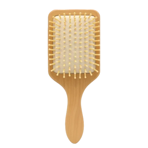 Pneumatic Hairbrush – Lotus Wood & Bamboo Bristles (22cm)