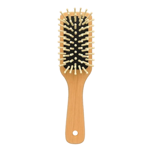 Pneumatic Hairbrush - Lotus Wood & Bristles