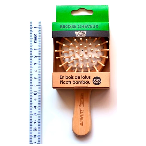 Pneumatic Hairbrush - Lotus Wood & Bamboo Bristles