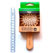 Pneumatic Hairbrush - Lotus Wood & Bamboo Bristles