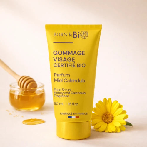 Organic Facial Scrub - Calendula & Honey