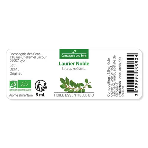Certified Organic Bay Laurel EO – Pure, Natural, Chemotyped, ChromaCert® Guaranteed | LaPeNu
