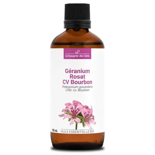 Organic Essential Oil - Geranium Rosat cv Bourbon
