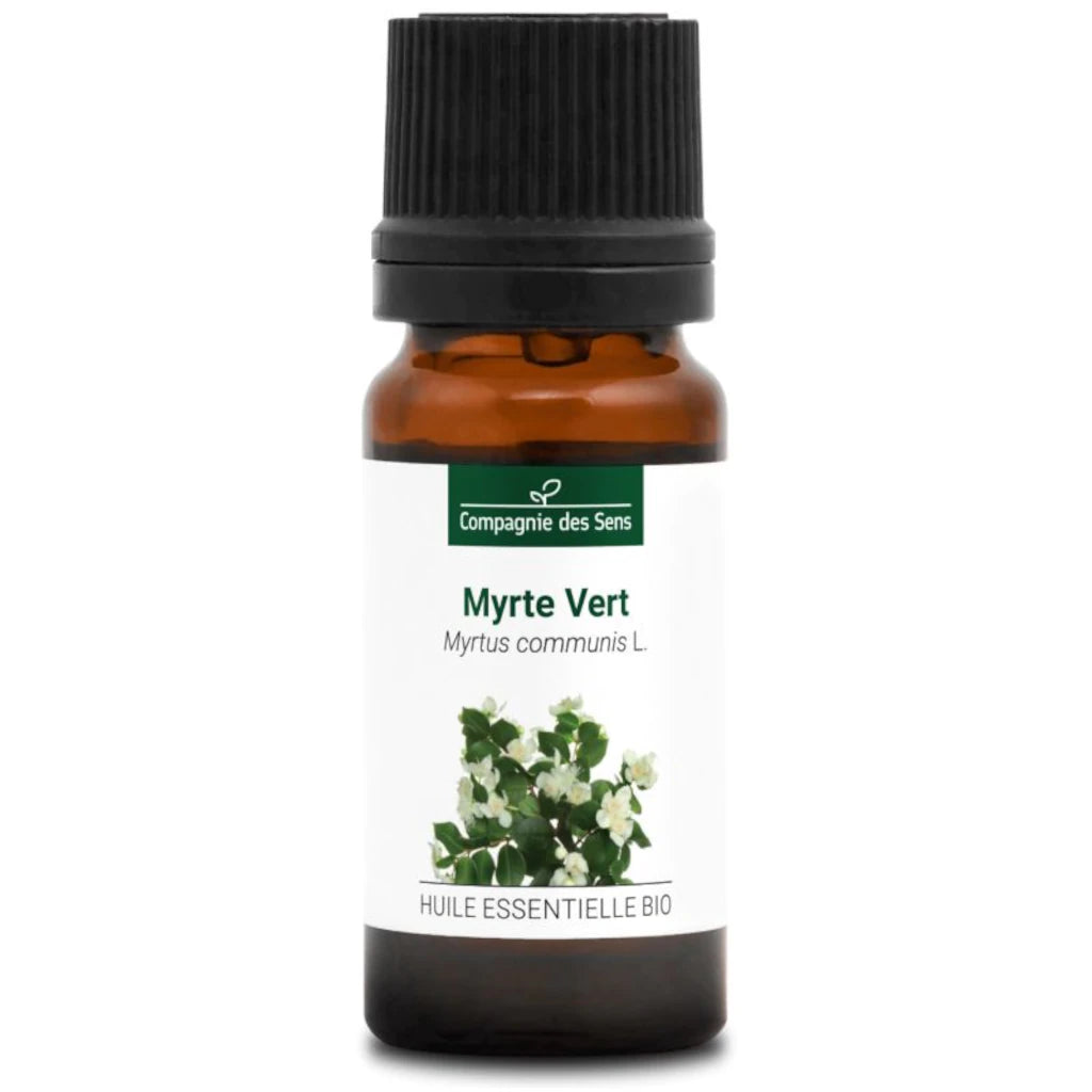 Ecocert-certified Green Myrtle essential oil for refreshing aromatic blends and balancing care for oily or combination skin | LaPeNu