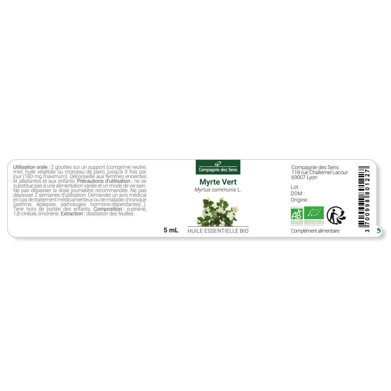 Green Myrtle essential oil for calming evening diffusion, purifying skin care and refreshing oily scalp routines | LaPeNu