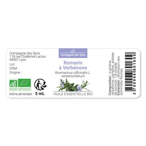 Organic Essential Oil - Rosemary Verbenone