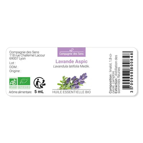 Organic Essential Oil - Spike Lavender