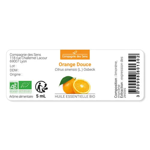 Organic Essential Oil - Sweet Orange