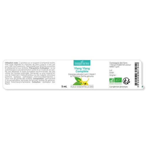 Organic Ylang Ylang Complete EO – Full distillation, food-grade, certified organic | LaPeNu