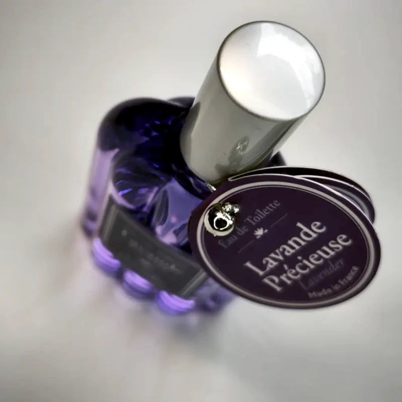 Lavande Précieuse EDT – Precious Lavender spray bottle, floral gourmand natural fragrance, no parabens, wheat alcohol. Made in France | LaPeNu