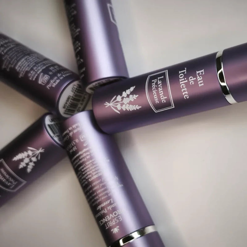 Lavande Précieuse travel spray set — natural lavender perfume, compact refillable format, Parfum de Grasse. Made in France | LaPeNu