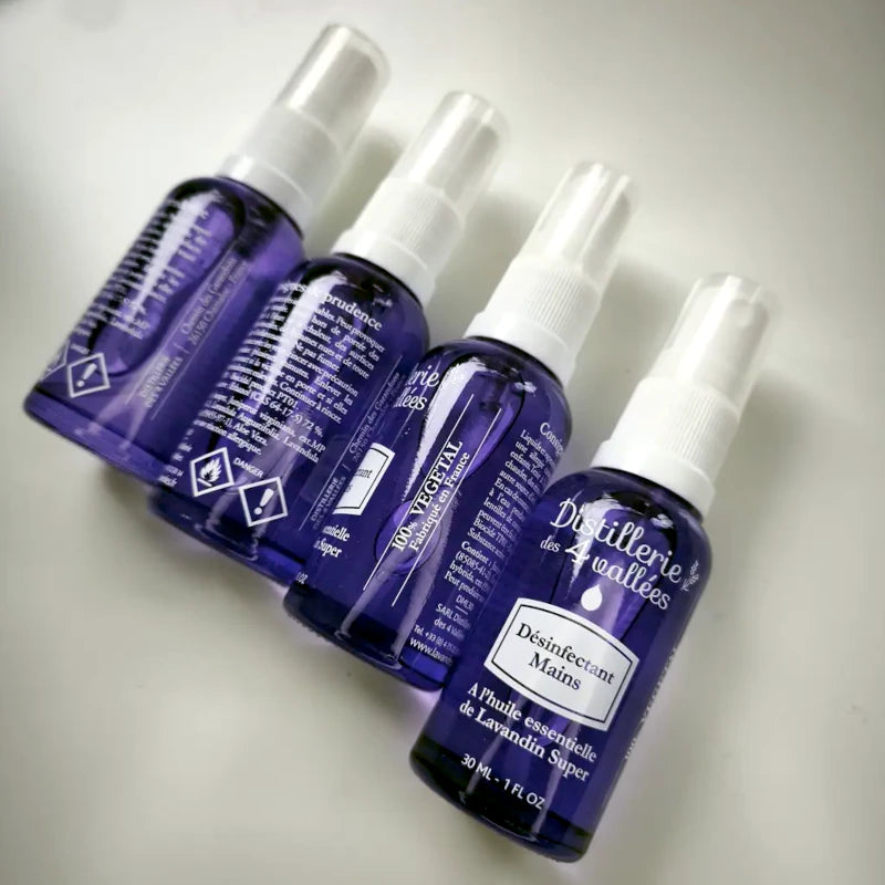 Natural Hand Sanitizer - Lavender, Aloe Vera & Cedarwood