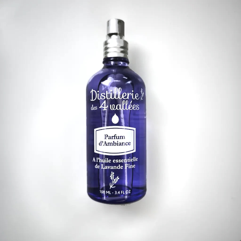 Natural room spray with fine lavender — a few sprays for a soothing, calming atmosphere. Made in France | Lapenu
