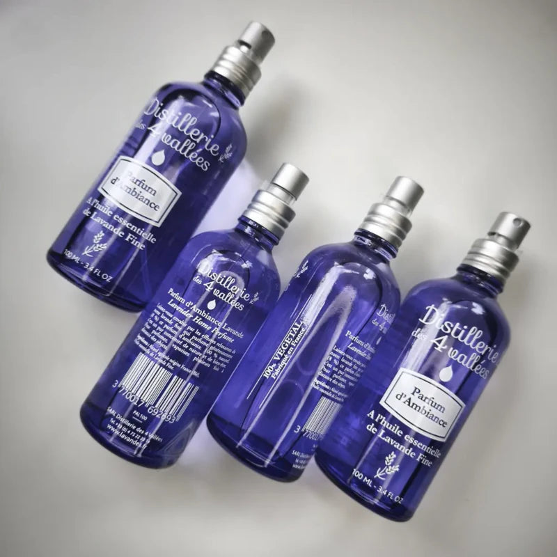 Fine lavender room spray for the office, the car, and all living spaces — soothing home fragrance. Made in France | Lapenu