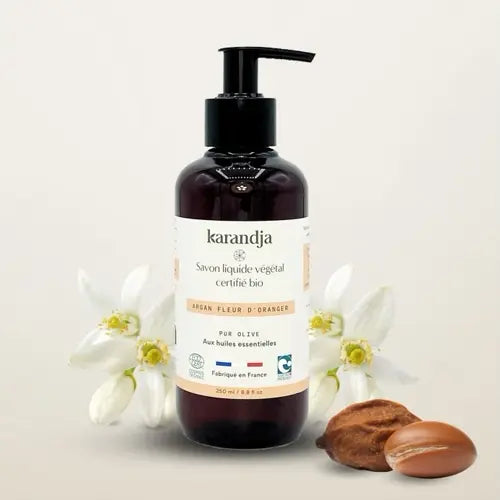 Organic Cleansing Gel - Pure Olive & Argan & Orange Blossom