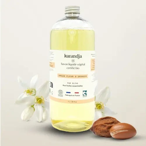 Organic Cleansing Gel - Pure Olive & Argan & Orange Blossom