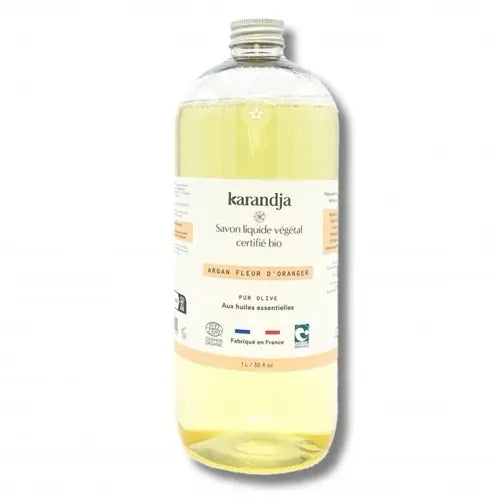 Organic Cleansing Gel - Pure Olive & Argan & Orange Blossom
