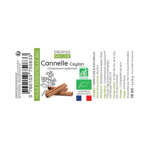Organic Essential Oil - Ceylon Cinnamon (Leaves)
