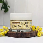 Organic Immortelle day cream — firms, smooths & plumps skin. Anti-aging, hydrating, regenerating. Provence, France | LaPeNu
