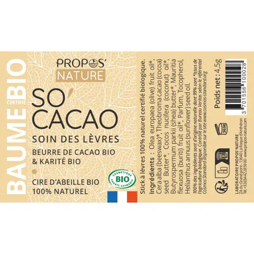 Organic Lipcare - Nourishing So'Cacao