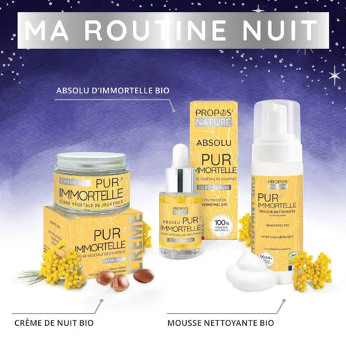 Organic Skincare Set - Night Pur'Immortelle