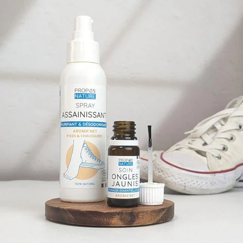 Aroma'Net purifying foot spray & nail care — natural essential oils that cleanse, deodorise & restore healthy nails. | LaPeNu