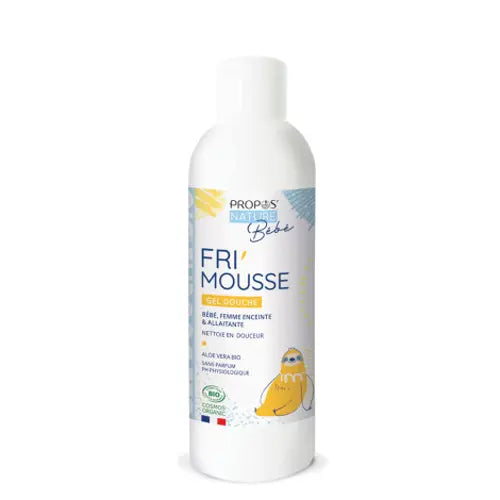 Propolis Bébé Fri'Mousse gentle cleansing foam for babies, pregnant and breastfeeding women – certified organic, France | LaPeNu
