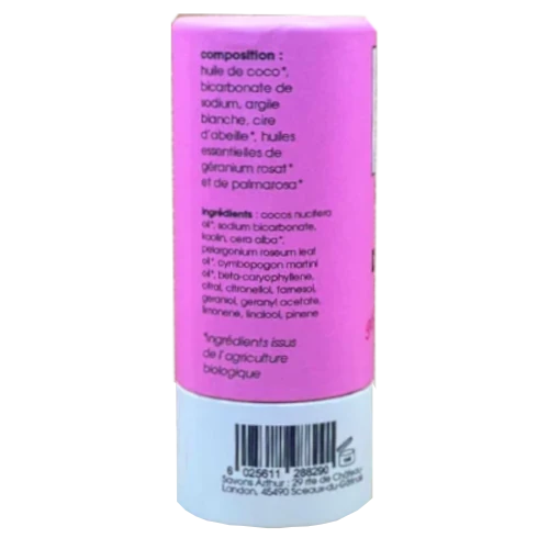 Organic Deodorant - Rose Geranium (Solid)