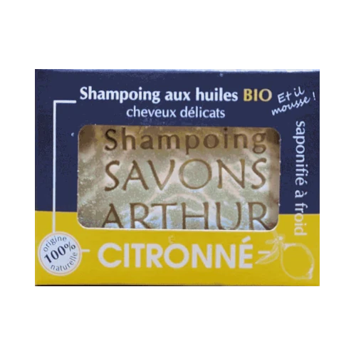 Organic Solid Soap - Pure Lemony (Delicate Hair)