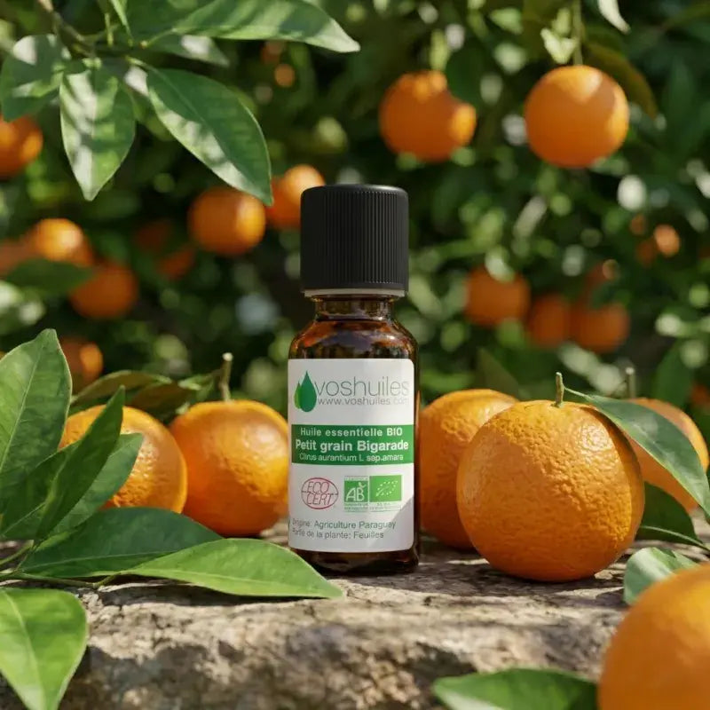 Organic Petitgrain Bigarade essential oil, bitter orange tree, steam-distilled, 100% pure, natural | LaPeNu