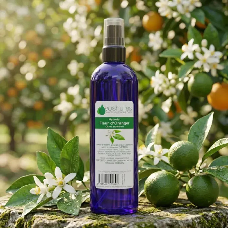 Organic Orange Blossom Hydrosol – Citrus aurantium Floral Water, Calming, Anti-Stress, Skin Toner | LaPeNu