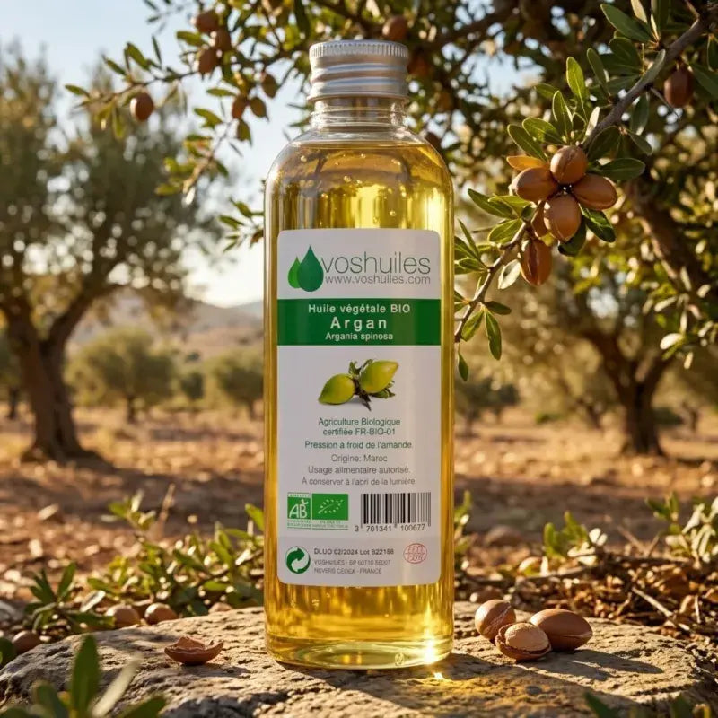 Organic argan oil cold-pressed, Argania spinosa, anti-aging, moisturizing, nourishing skin and hair oil | LaPeNu